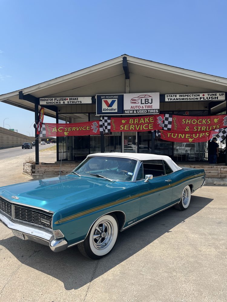 '68 Galaxie convertible — old iron, same care